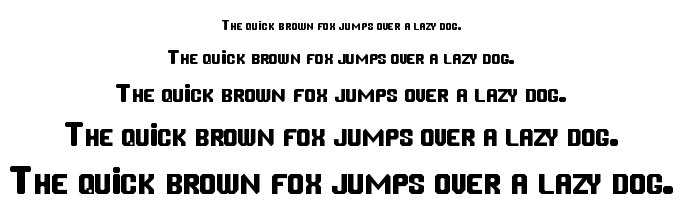 Chanfrada font
