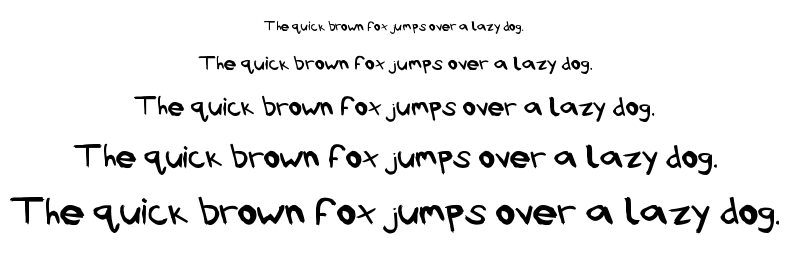 Rubbish font