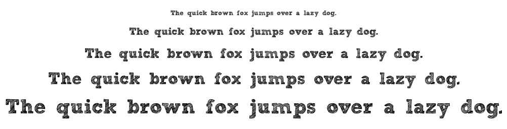 Sketch Block font