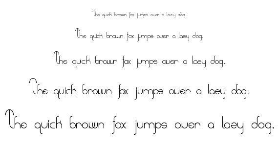 A sweet melody my lady font