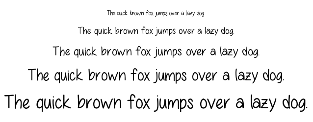 All Things Pink font