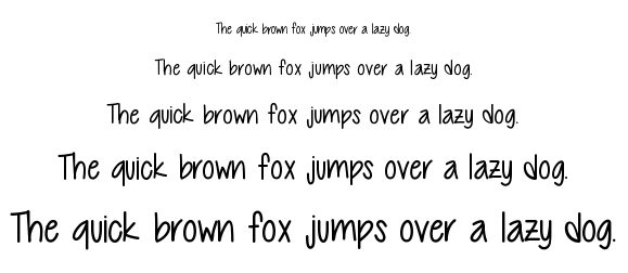 Cutie Patootie font