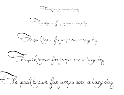 Estrela fulguria 1748 font