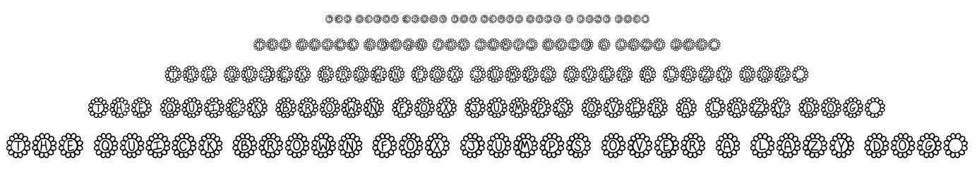 Flower Power font