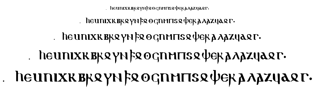 Gothic 1 font