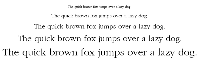 Garamond font