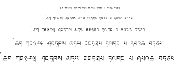 Ltibetan font