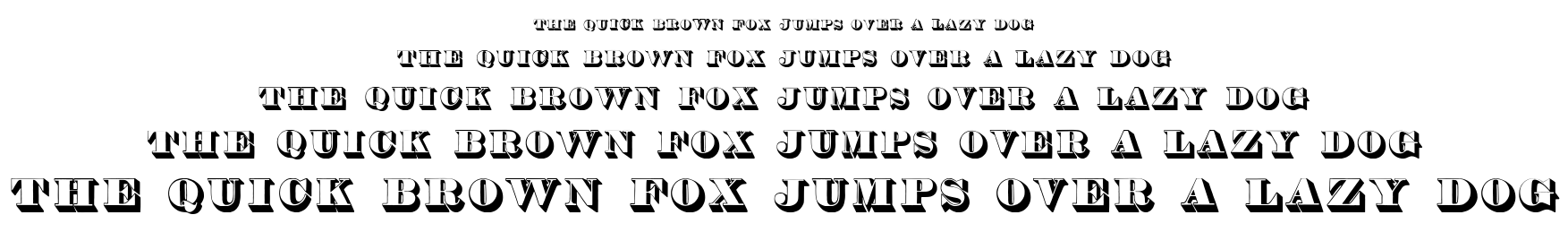 Thorneshaded font