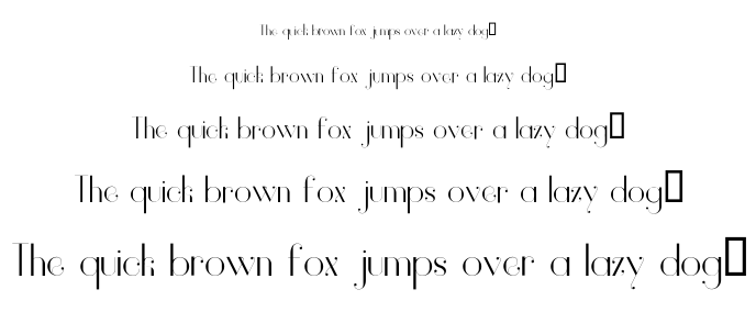 Vanity font