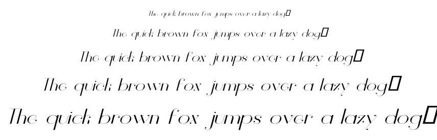 Vanity font
