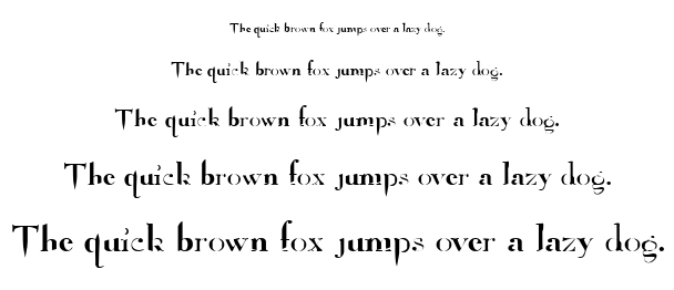 Angelized font
