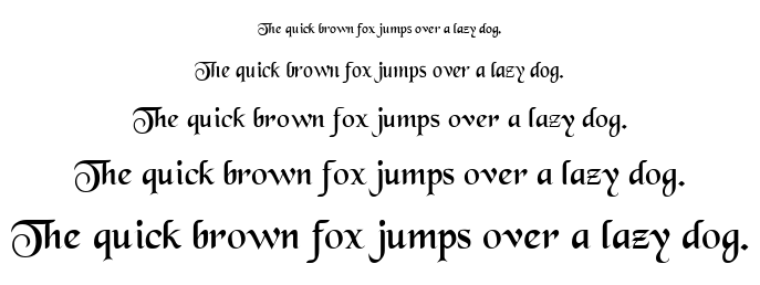 Blkchcry font