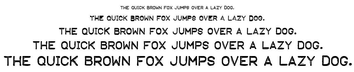 Embosst1 font