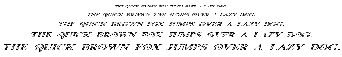 Occoital font