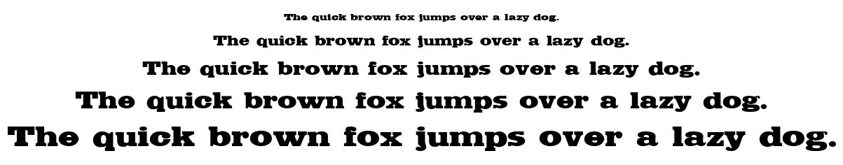 Saloon font