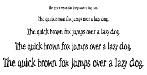 Spacwd font
