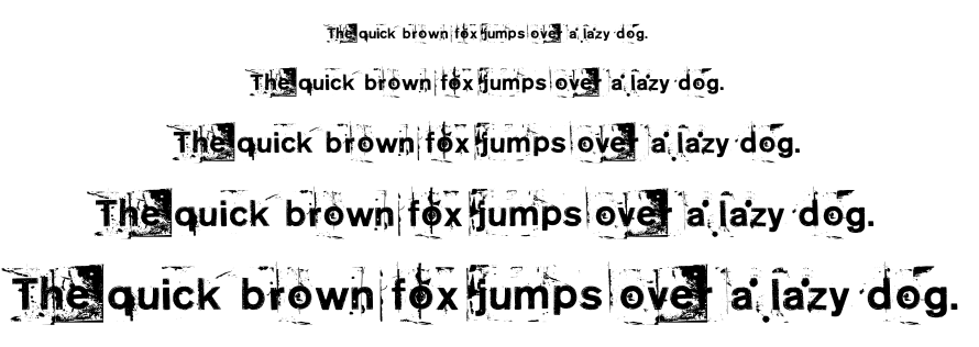 Neoprint m319 font