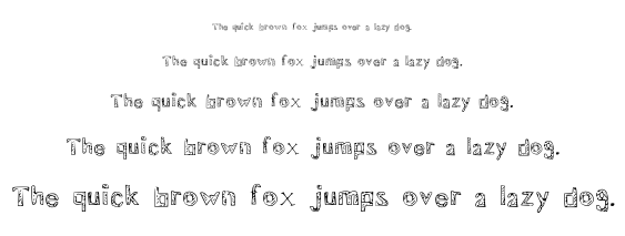 Blueprint font
