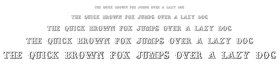 Living in the past font