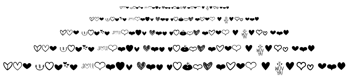 MF Love Dings font