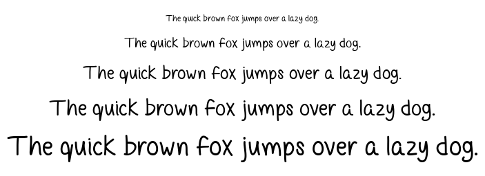 Quirky Messy font