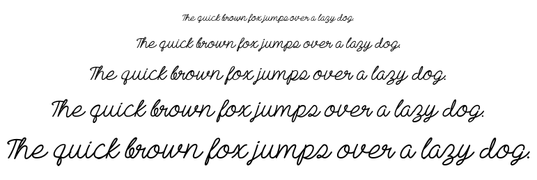 End of the dream font