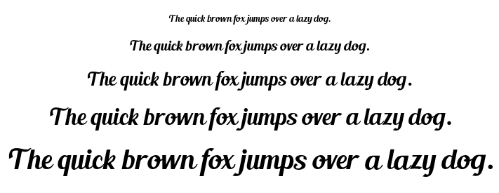 Blenda Script font