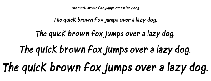 Rusty font