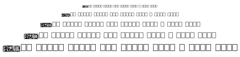 Californian cars font