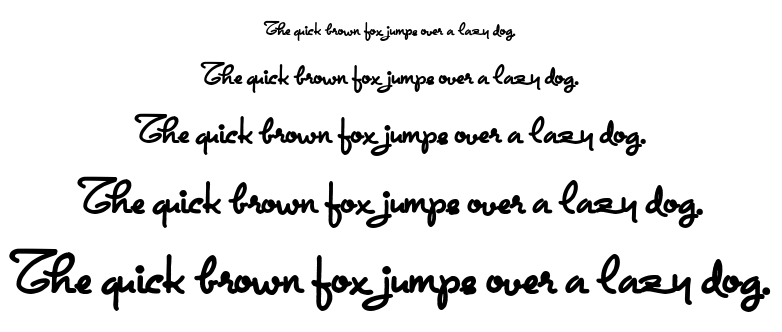 Dandy hat trick font