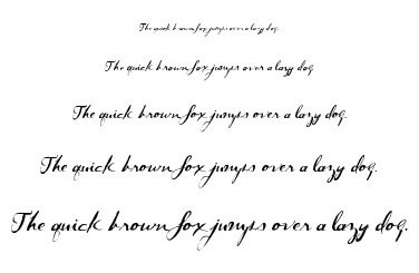 Dark roast font