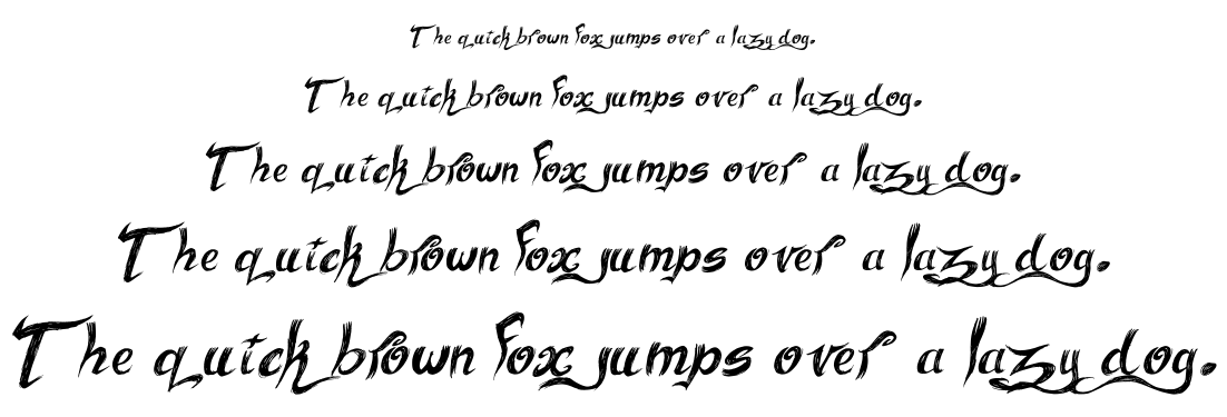 Fairy strange font