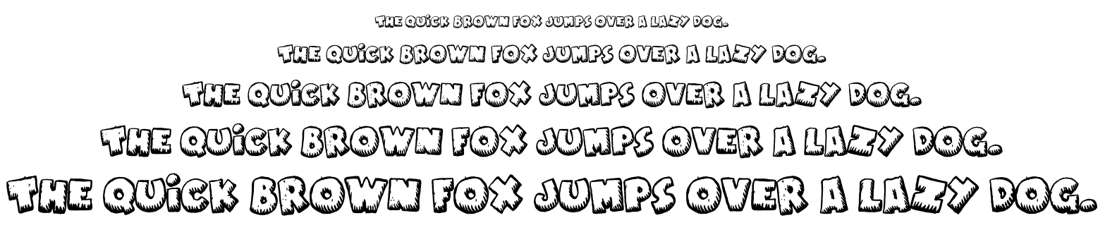 Naughty cartoons font