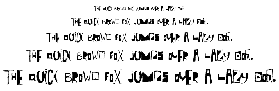 Olish posterisation font