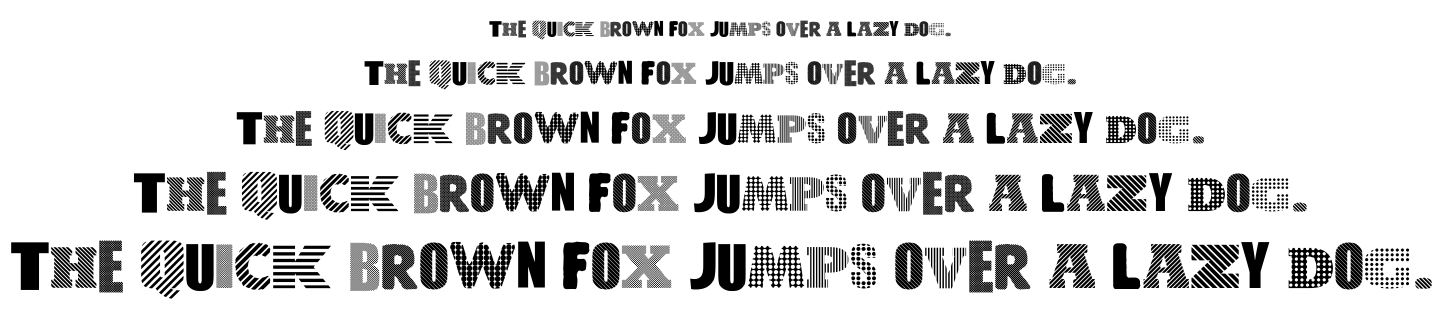 Roundabout font