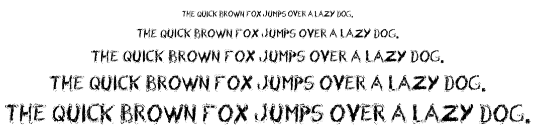 Wrong board 1 font