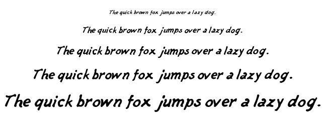 Captains talk font