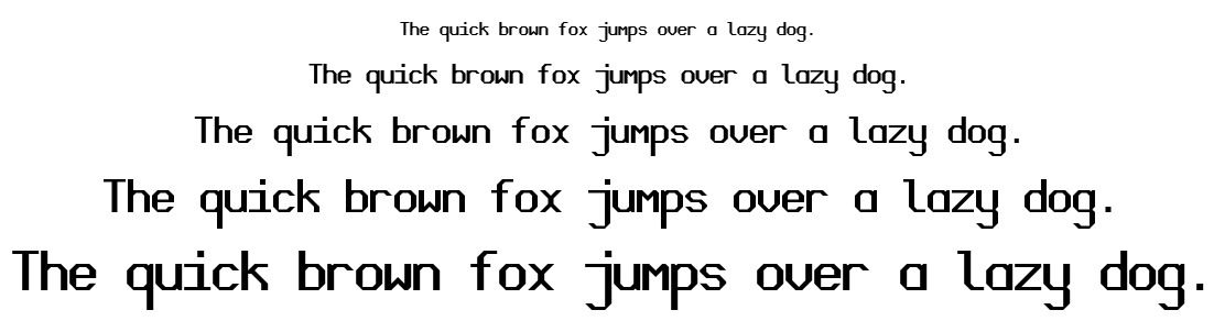 Run Mono font