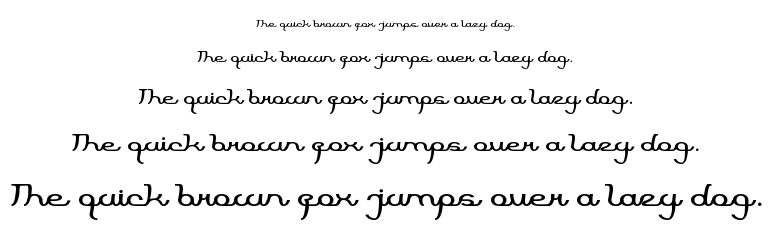 Script Machine font