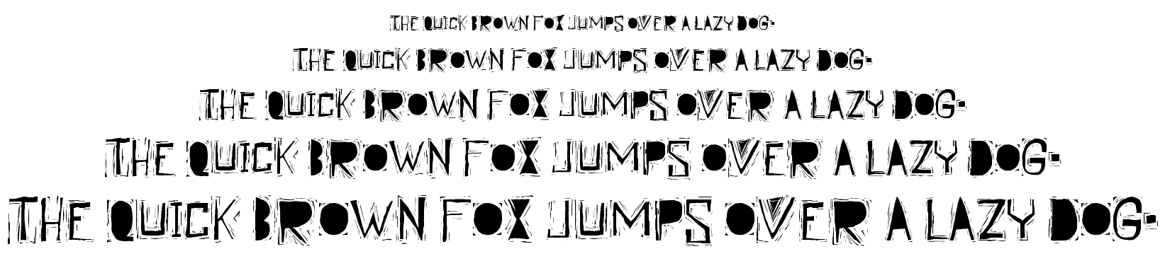 Linographer font