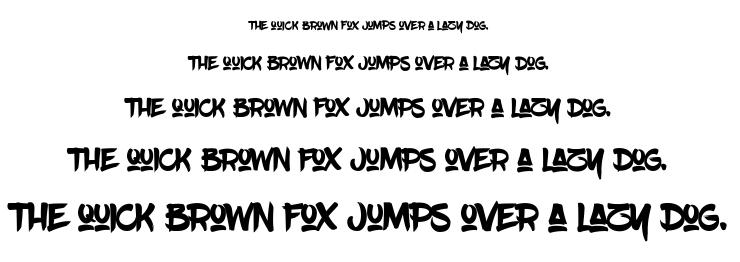 Blowbrush font