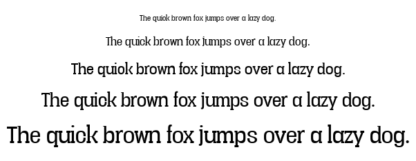 Vacer serif font